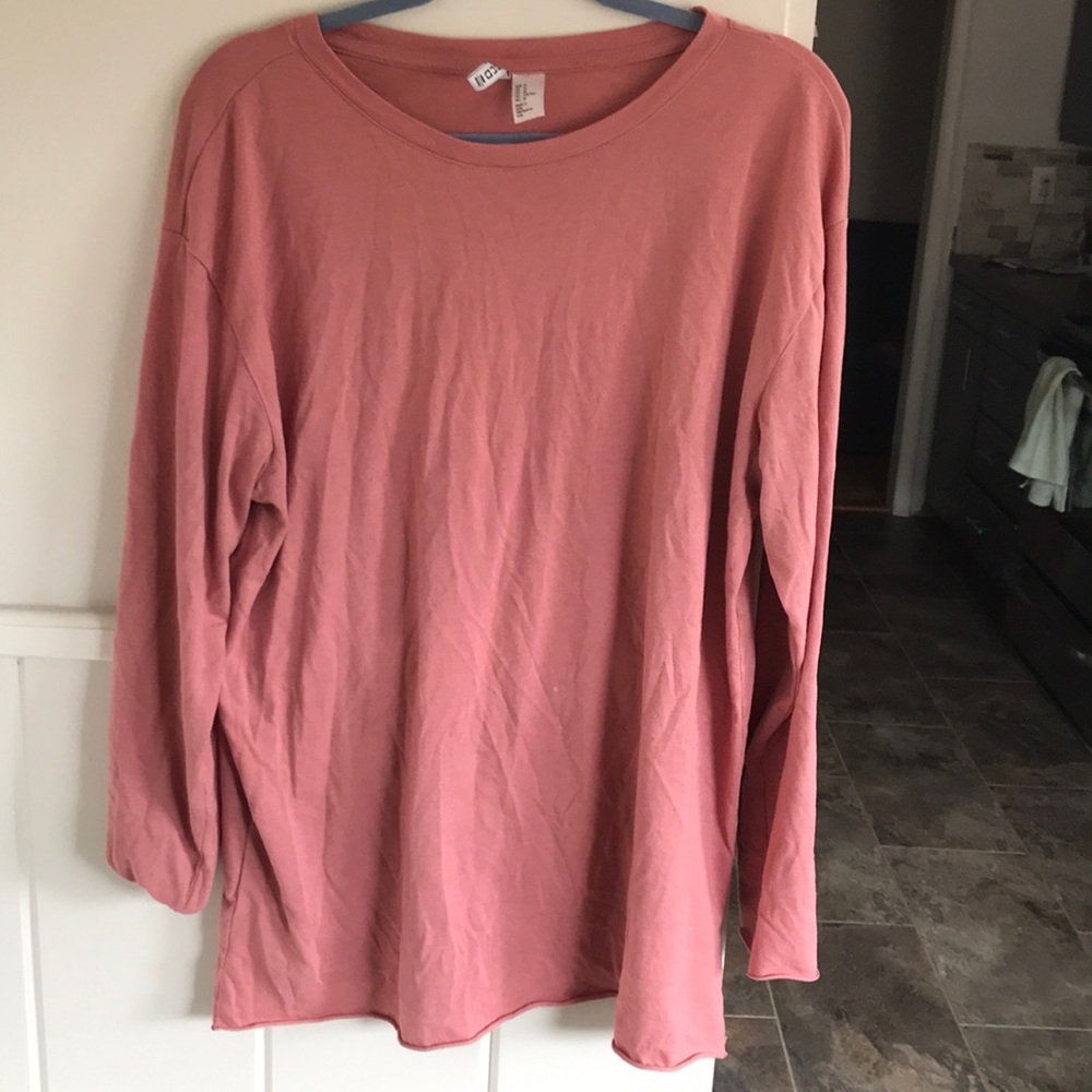 Pink long sleeve shirt